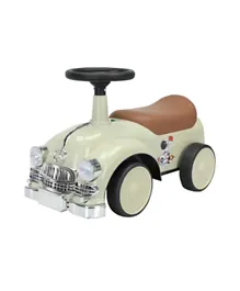 Factory Price Milo Kids Balancing Ride-On Vintage Car - Olive