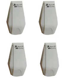 B-Safe Drawer Finger Pinch Guard Grey - 4 Pieces