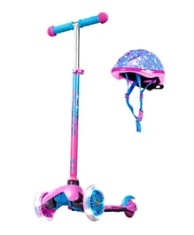 Madd Gear Zycom Zinger Scooter & Helmet Combo - Pink & Blue