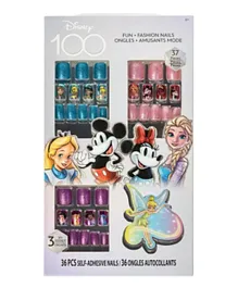 Townley Gir Disney 100 Self Adhesive Nails Set - 37 Pieces