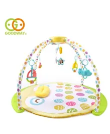 Goodway Orchestrate Activity Play Gym for Babies, Interactive Toys with Melodies & Projection, Comfortable Tummy Time Pillow, 3M+