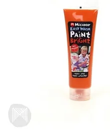 Micador junior Easy Wash Fluoro Paint Orange - 120ml