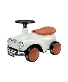 فاكتوري برايس - سيارة الركوب التوازنية للأطفال - أبيض وأسود