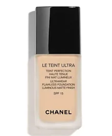 Chanel Ultra Le Teint Ultrawear All-Day Comfort Flawless Finish Foundation, 60 Beige - 30ml