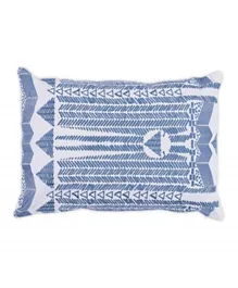 PAN Home Jaxen Embroidered Filled Cushion - Blue