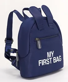 Childhome My First Bag Kids Backpack Navy - 9 Inches