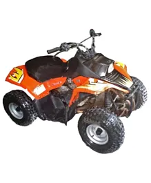 Myts Meta X Off-Road Four Wheeler  125 Cc Fully Automatic  ATV Quad Bike For Kids - Red