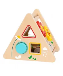 TOOKY TOY Wooden Activity Triangle - 4 Pieces