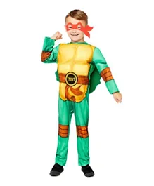 Party Centre Child Teenage Mutant Ninja Turtle Deluxe Costume - Green