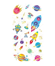 أفينير ملصقات الوشم الفضائية - 53 قطعة