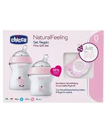 Chicco Gift Set Natural feeling for Girl - Pink