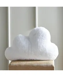 HomeBox Playland Cloud Rabbit Fur Cushion - White