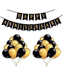 Party Propz Happy Anniversary Decoration Combo - Pack of 51