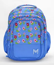 MontiiCo Petals Backpack Blue - 18 Inches