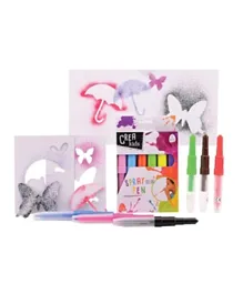 Johntoy Crea Kids Spray Color Pens - 6 Pieces