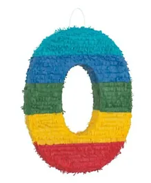 Unique Number 0 Pinata - Multicolor