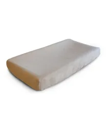 Mushie Changing Pad Cover - Pale Taupe