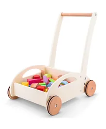 New Classic Toys Baby Walker with Colourful Blocks