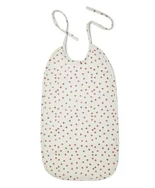 Nuuroo Alberte Long Bib Coated - Cream Leaf