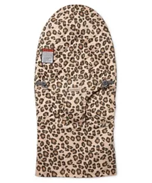 BabyBjörn Fabric Seat Bouncer Bliss Cotton - Beige/Leopard Print