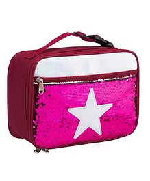 Lamar Kids Sequin Star Insulated Thermal Lunch Bag - Fuchsia Pink