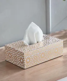 HomeBox Armaya Zellige Print Tissue Box Holder