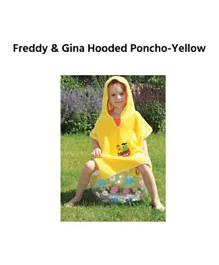 Freds Swim Academy Fred & Gina Hooded Towel Poncho - Yellow
