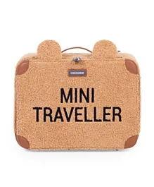 Childhome Mini Traveller Kids Suitcase - Teddy Beige