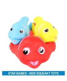 Star babies Squeaky Toy Clown Fish Pack of 3 - Multicolour