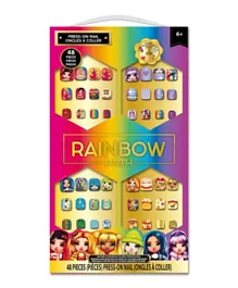Rainbow High Press On Nails - Pack of 48
