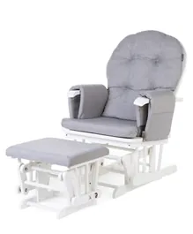 Childhome Gliding Chair With Footrest - Grey