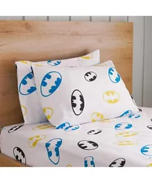 HomeBox Batman Pillowcase Set White - 2 Pieces