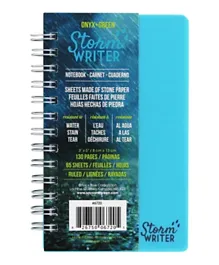 Onyx And Green Storm Writer Pocket Notebook 6720 Blue - 130 Pages