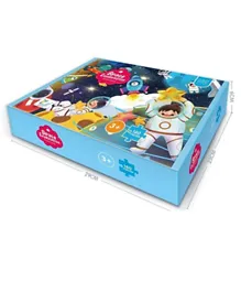Brain Giggles Space Theme Kids Puzzle - 180 Pieces
