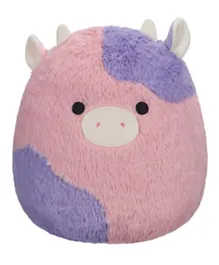 Squishmallows Fuzz-A-Mallows Patty The Cow Pink & Purple - 30.5 cm