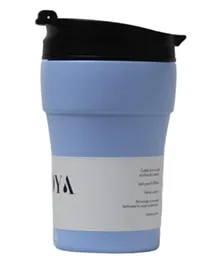 Moya Low Tide Travel Coffee Mug Black/Powder Blue - 250mL