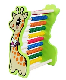 UKR Wooden Abacus Giraffe - Green