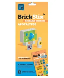 BrickStix Reusable Apocalypse Stickers - Multicolour
