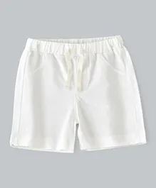 Jam Solid Summer Adventures Boys Breathable Cotton Knit Shorts - White