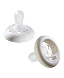 Tommee Tippee Closer To Nature Breast Like Soothers - Pack Of 2