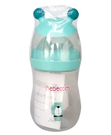 Bebecom Animal Shape Decorated Wide Neck PP Bottle - 180 ml
