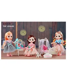 STEM Fairy Care Fashion Trend Warm Bedroom Theme Matching Doll Set - 15 cm