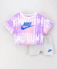 Nike HBR Boxy Graphic  T-Shirt & Shorts Set - Multicolor