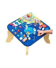 طاولة نشاط متعددة الوظائف للأطفال من فاكتوري برايس - أزرق