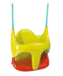 Smoby 2 in 1 Baby Seat for Swing - Yellow & Red