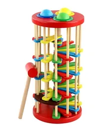 Factory Price Knocking Ball Ladder Toy with Hammer