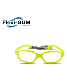 Flexi-Gum Flexible Kids Eyeglasses Frame with Strap - Yellow