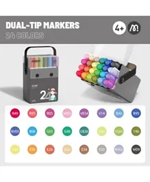 Mideer Let's Paint Dual Tip Markers - 24 Colors