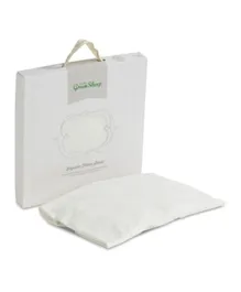 The Little Green Sheep Organic Cotton Baby Cot Fitted Sheet for Stokke Sleepi & Leander Cot - White