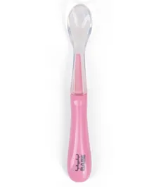 Babe Baby Silicone Spoon - Pink